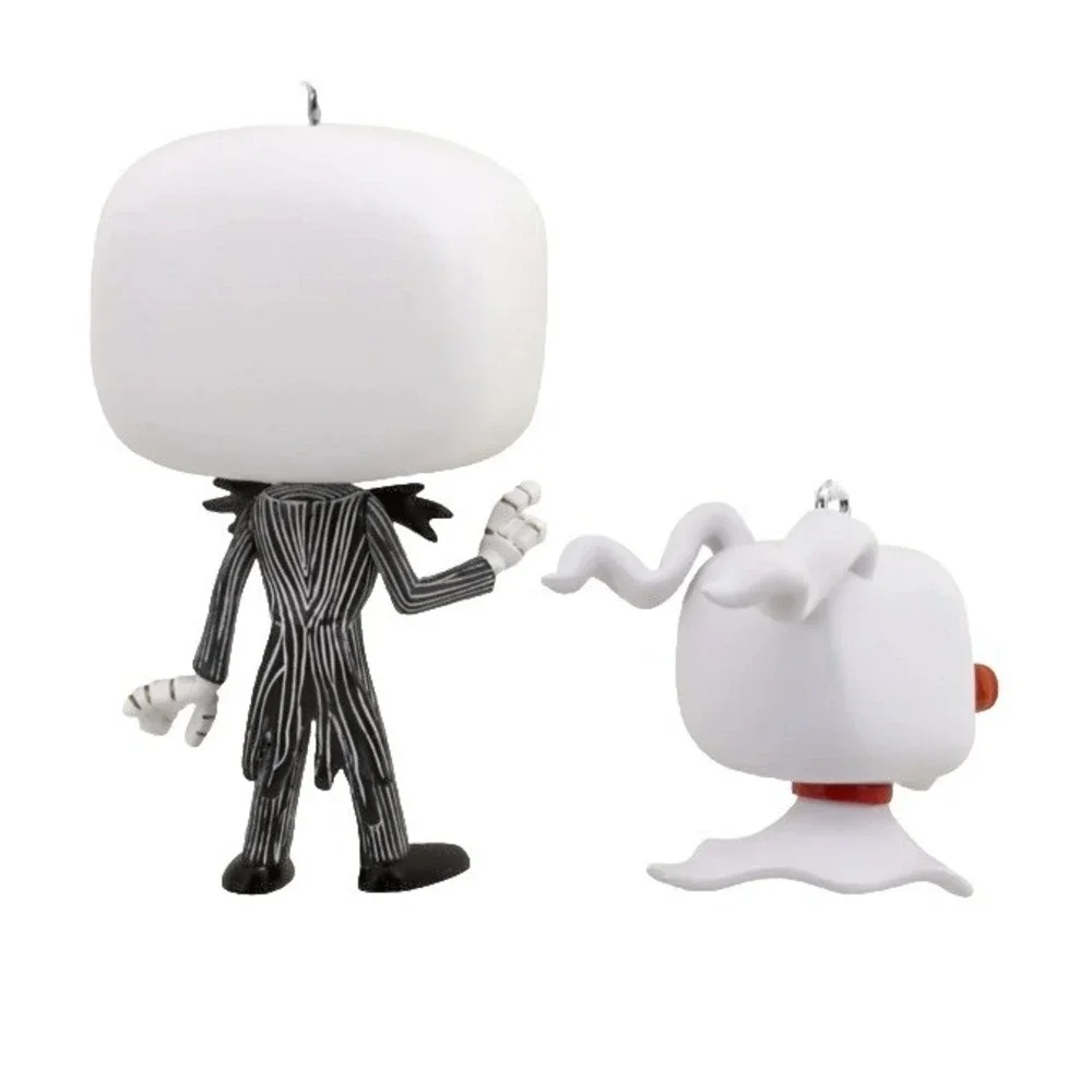 Hallmark Nightmare Before Christmas Jack Skellington & Zero Funko Pop! Ornaments